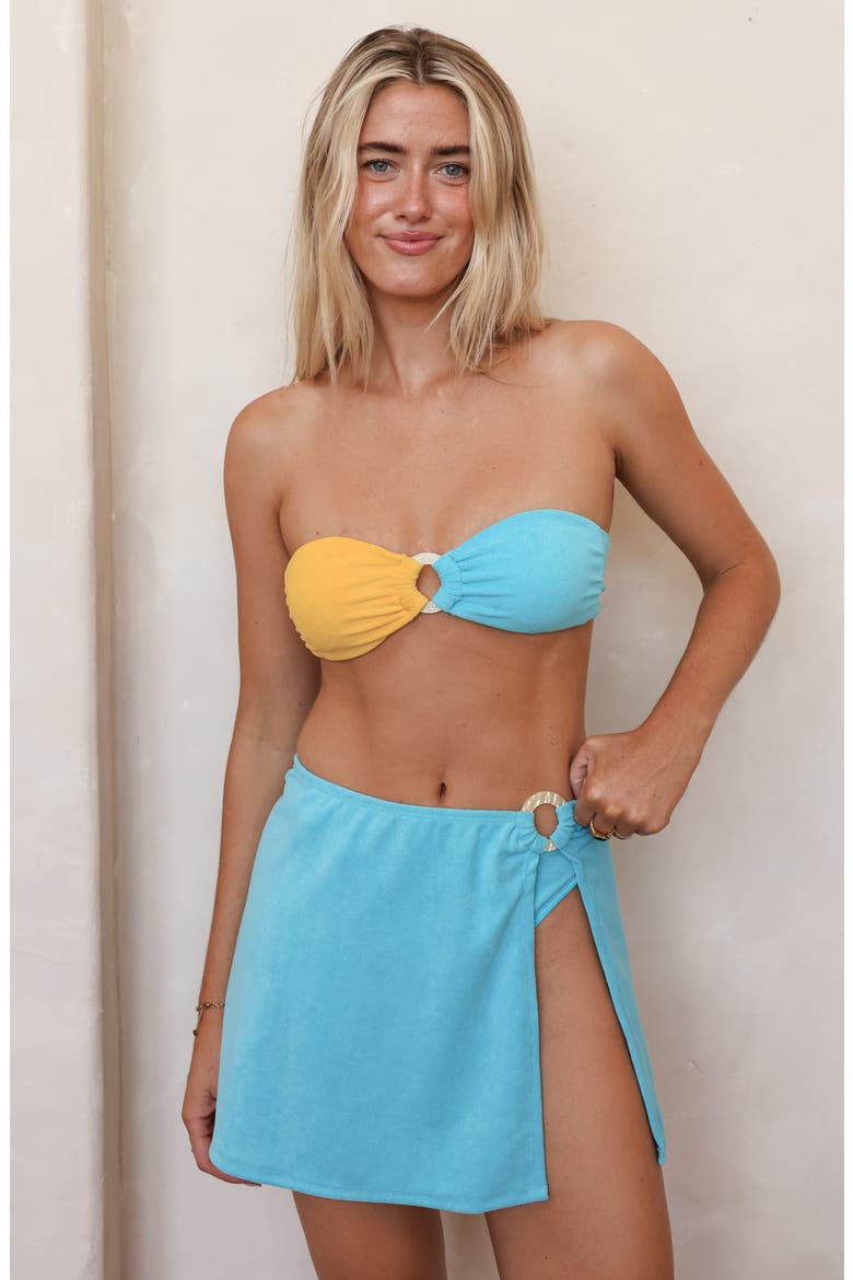 Tango Skirt, Main, color, Azure Terry