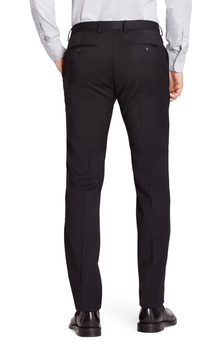 Bonobos Jetsetter Slim Fit Flat Front Stretch Wool Dress Pants, Alternate, color,