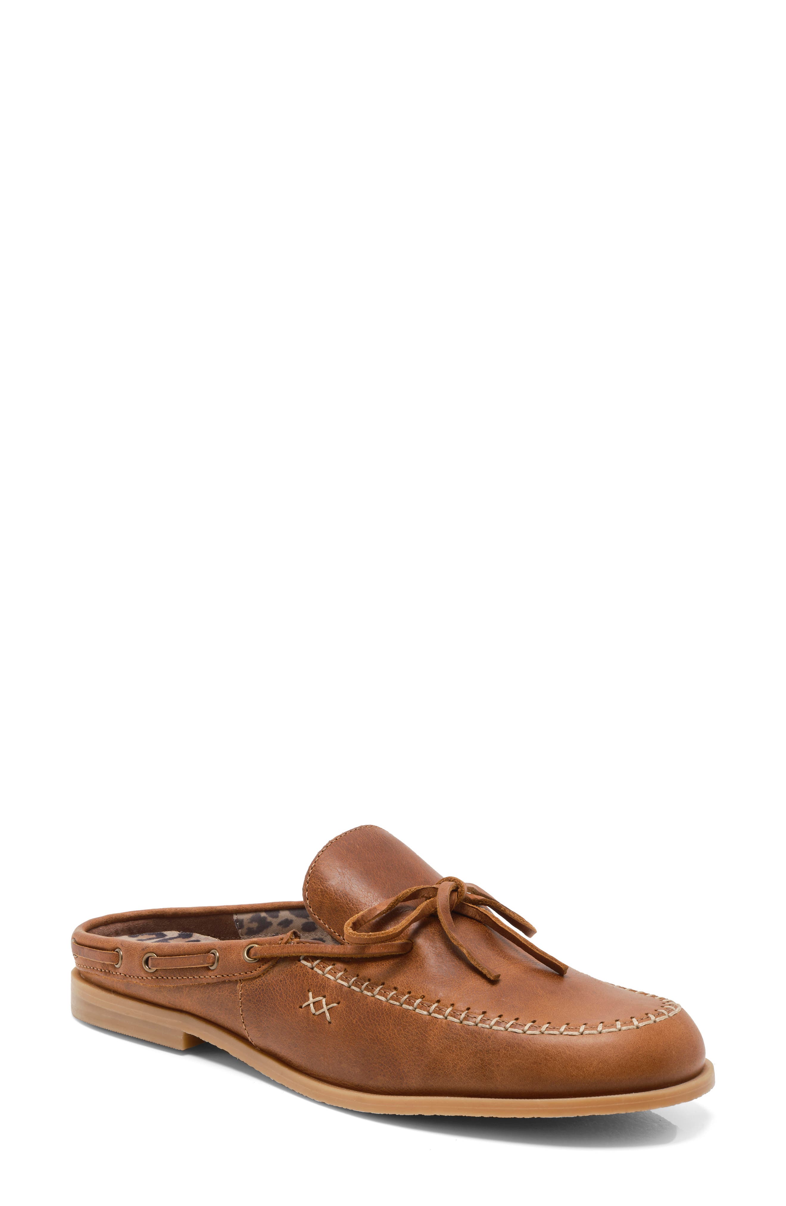 Free People Seas the Day Loafer Mule, Main, color, Luggage