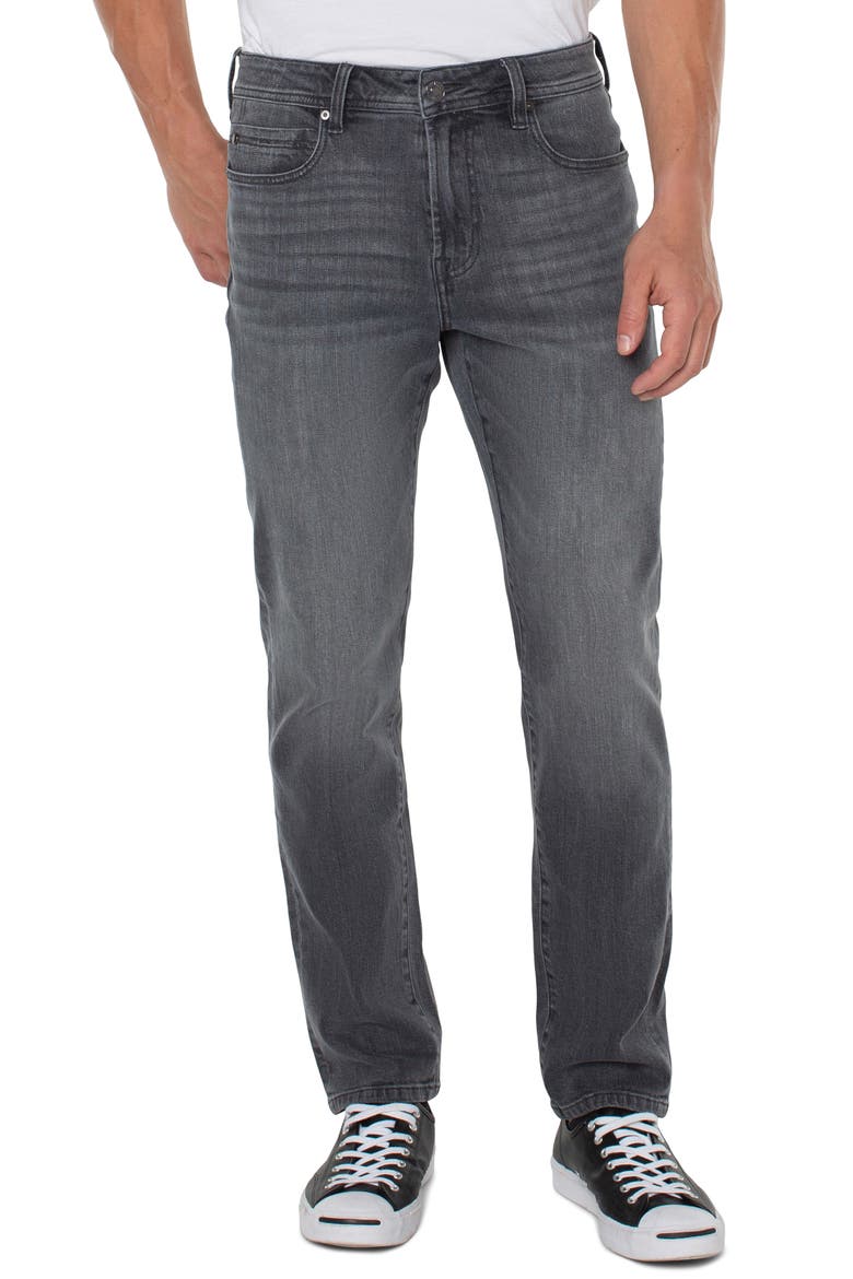 Kingston Slim Straight Leg Jeans, Main, color, GREYSTONE
