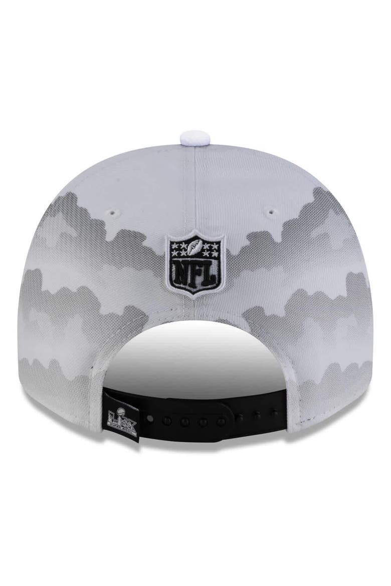 Men's New Era White New England Patriots Super Bowl LX Tarmac 9FIFTY Snapback Hat, Alternate, color, White