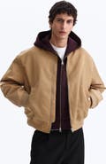 H&M Padded Nylon Bomber Jacket