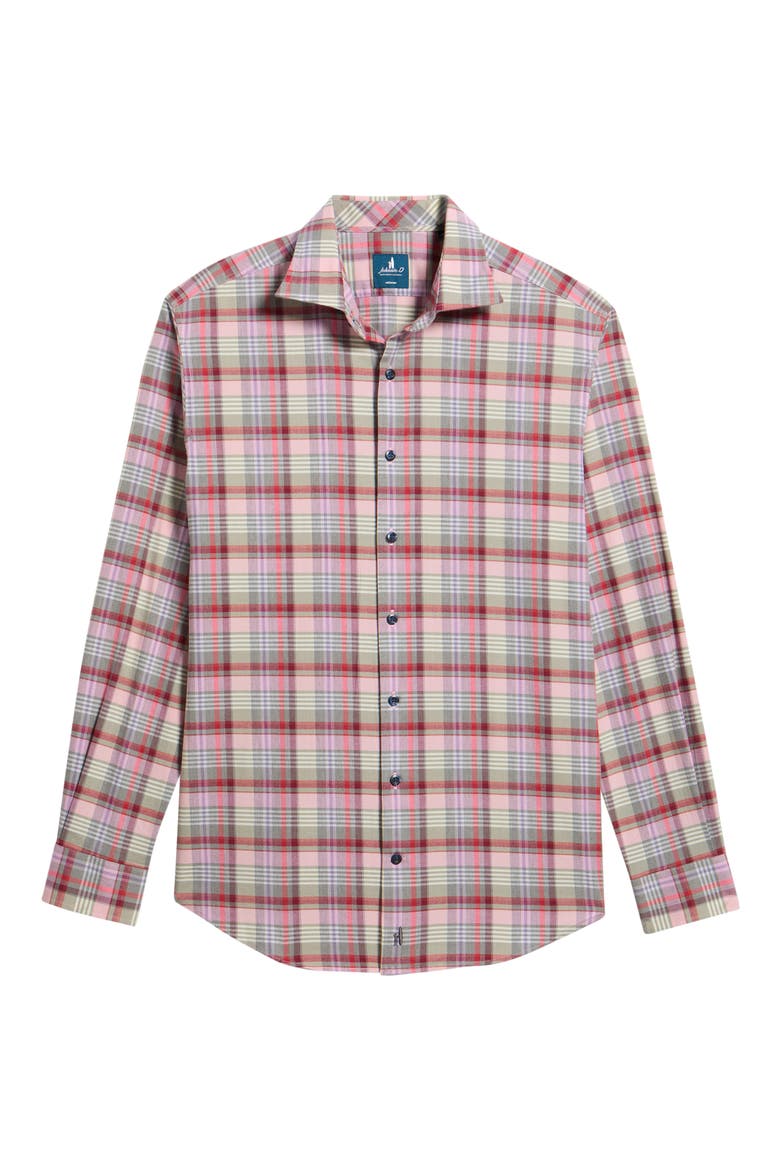 Rover Plaid Long Sleeve Button-Up Shirt, Alternate, color, CABO