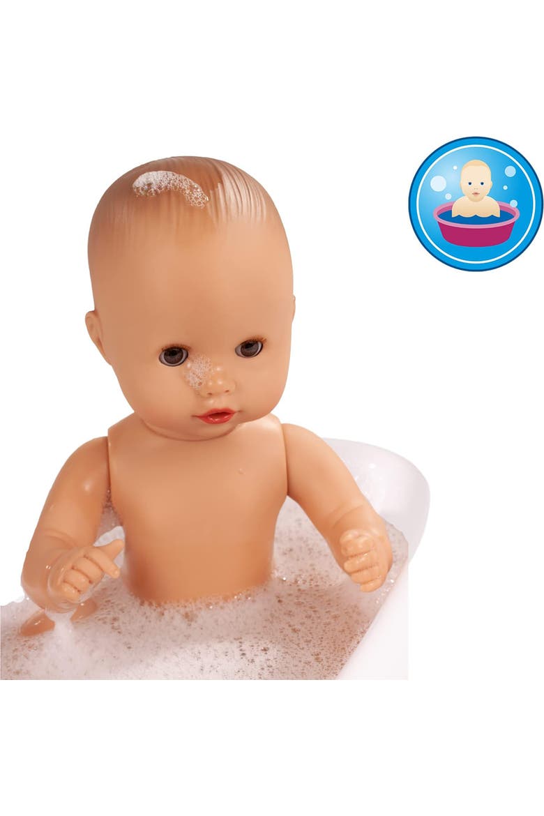 Aquini 13" Boy Bath Baby Doll, Alternate, color, Multicolored