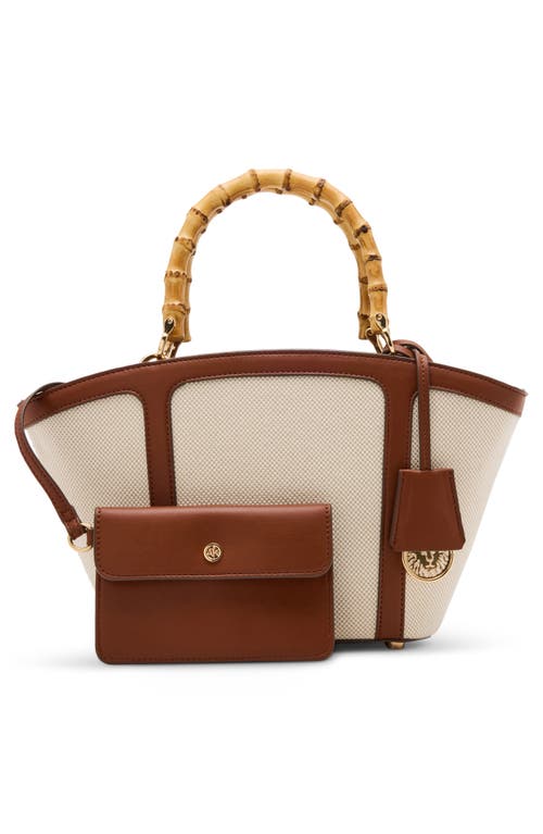 Anne Klein Midi Satchel With Pouch