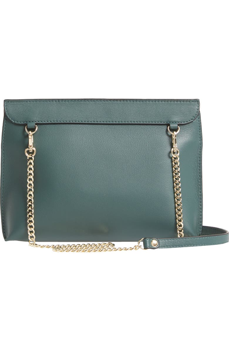 Strathberry Stylist Leather Shoulder Bag, Alternate, color, Bottle Green