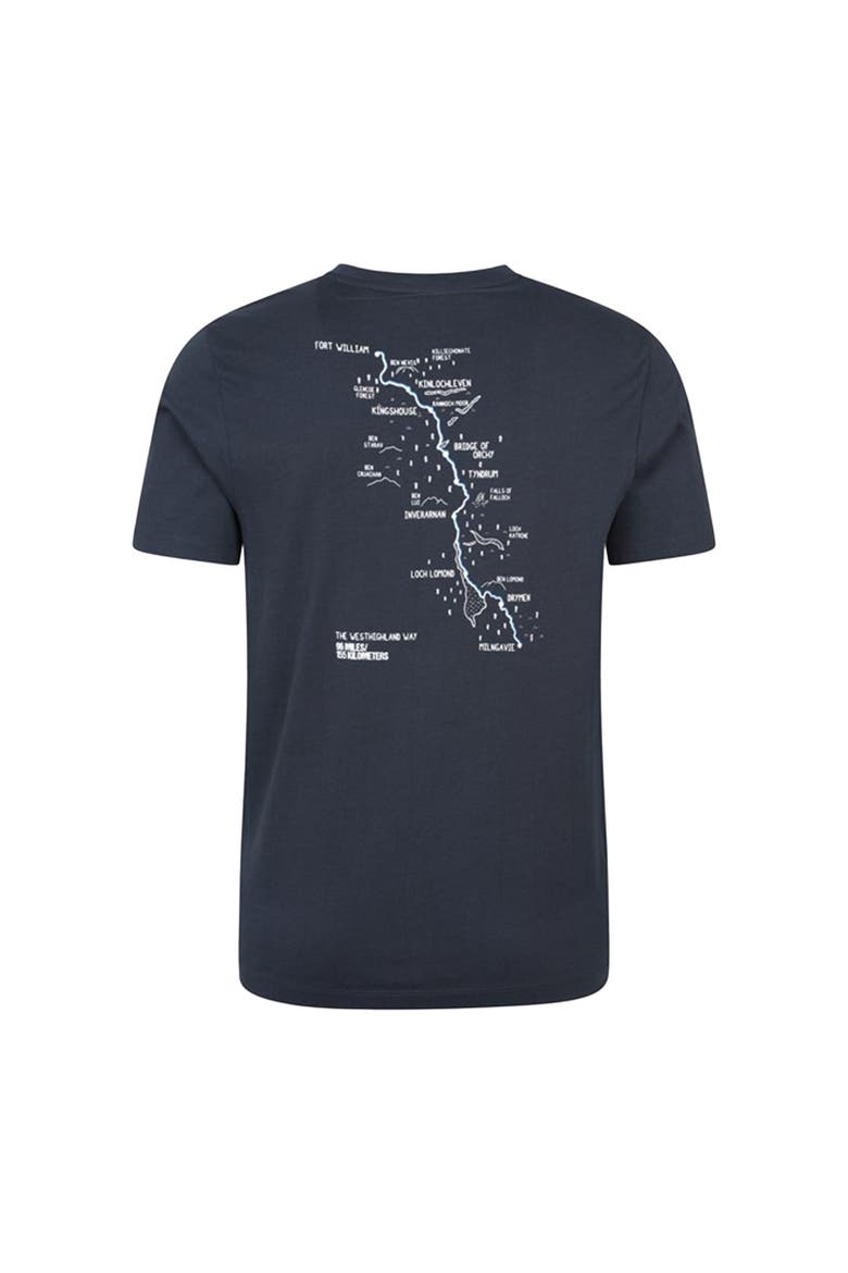 West Highlands Short-Sleeved T-Shirt, Alternate, color, Navy