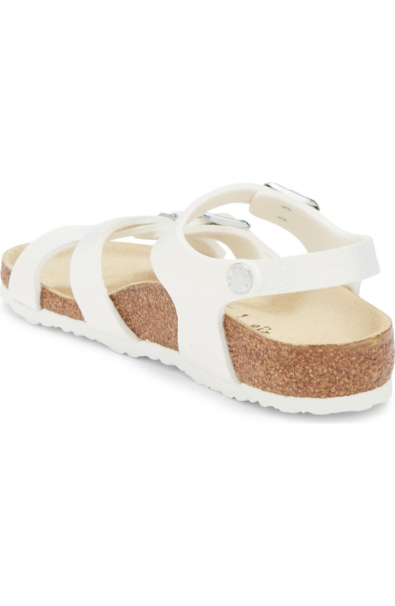Birkenstock Kids' Kumba Sandal, Alternate, color, White Lizard