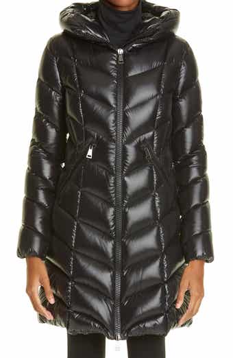 Moncler Hermine Grosgrain Trim Quilted Down Puffer Coat Nordstrom