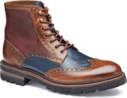 Johnston & Murphy Dudley Wingtip Lug Boot