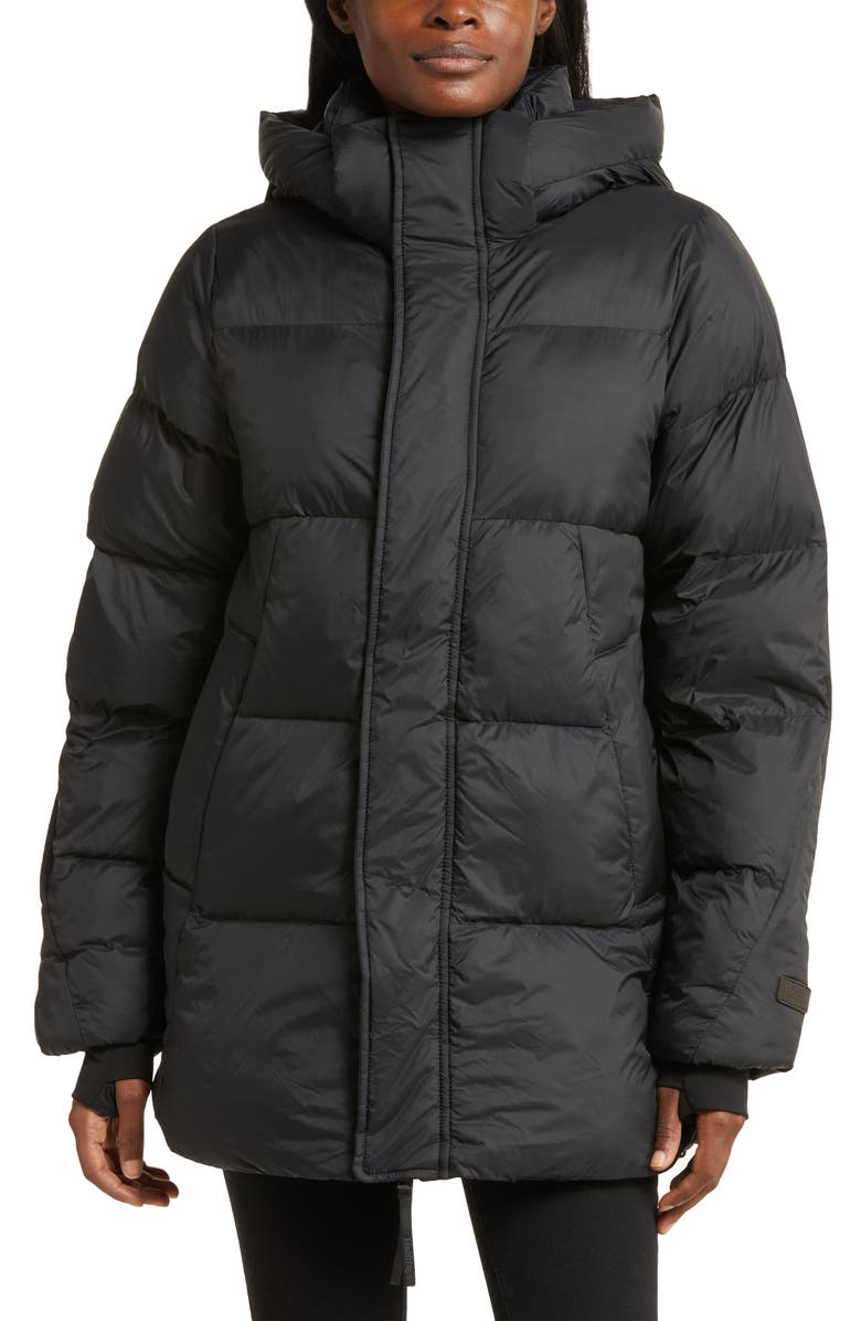 Halfdays Tabei Recycled Nylon Puffer Parka with Removable Hood, Alternate, color,