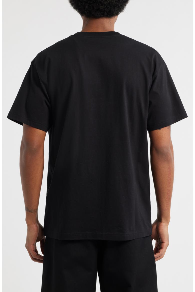 Clover Organic Cotton Graphic T-Shirt, Alternate, color, BLACK