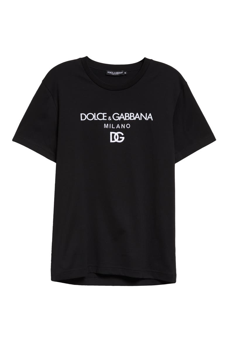 DG Embroidered Logo T-Shirt, Alternate, color, BLACK