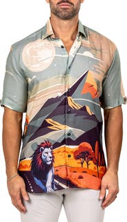 Maceoo Galileo Marthy Short Sleeve Button-Up Shirt