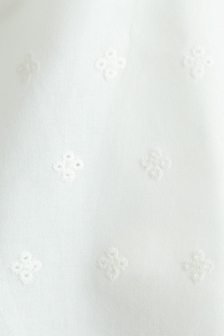 Frill-trimmed Bodysuit Dress, Alternate, color, White