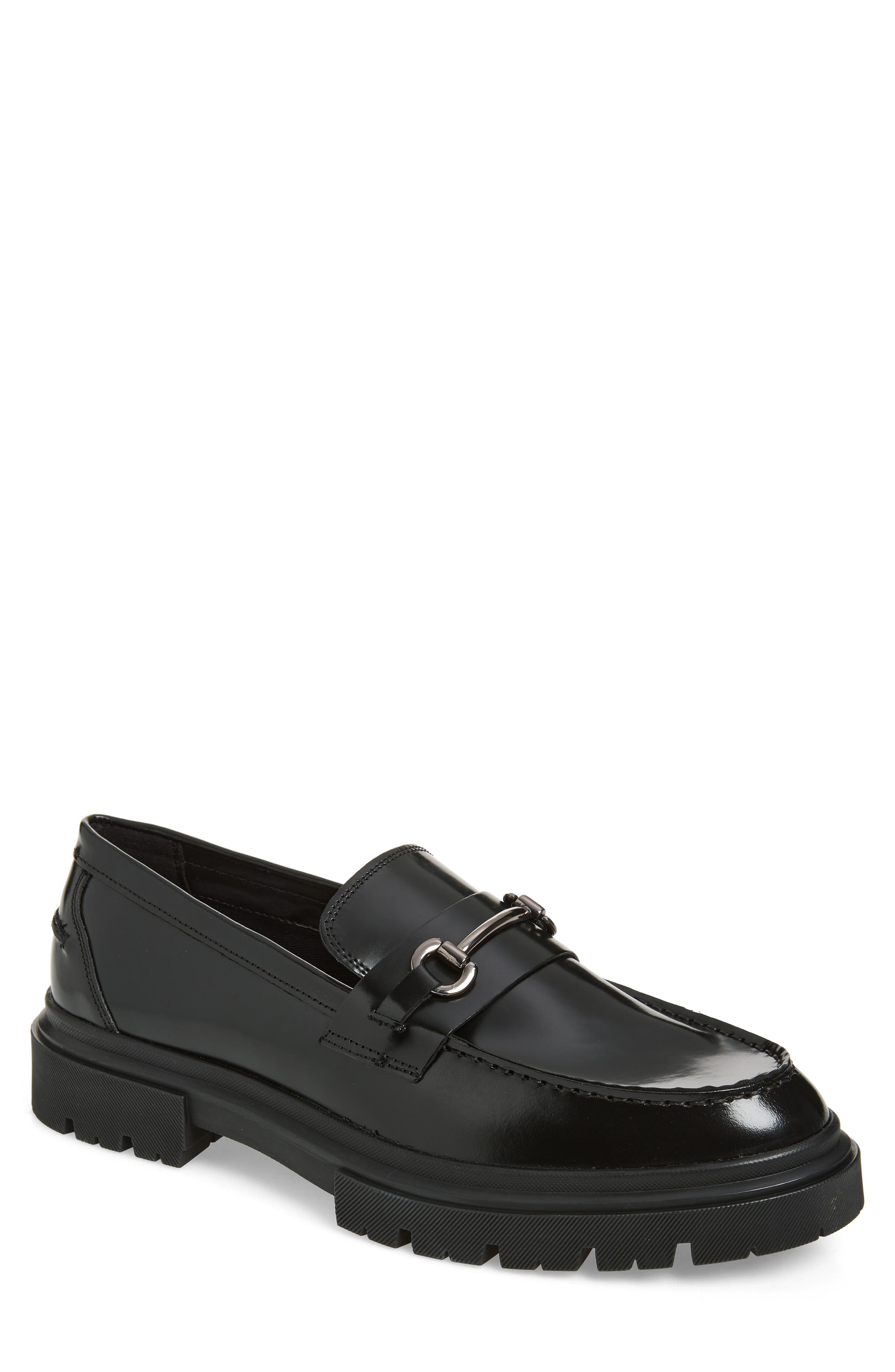 Steve Madden Zeus Bit Loafer, Main, color, Black Box
