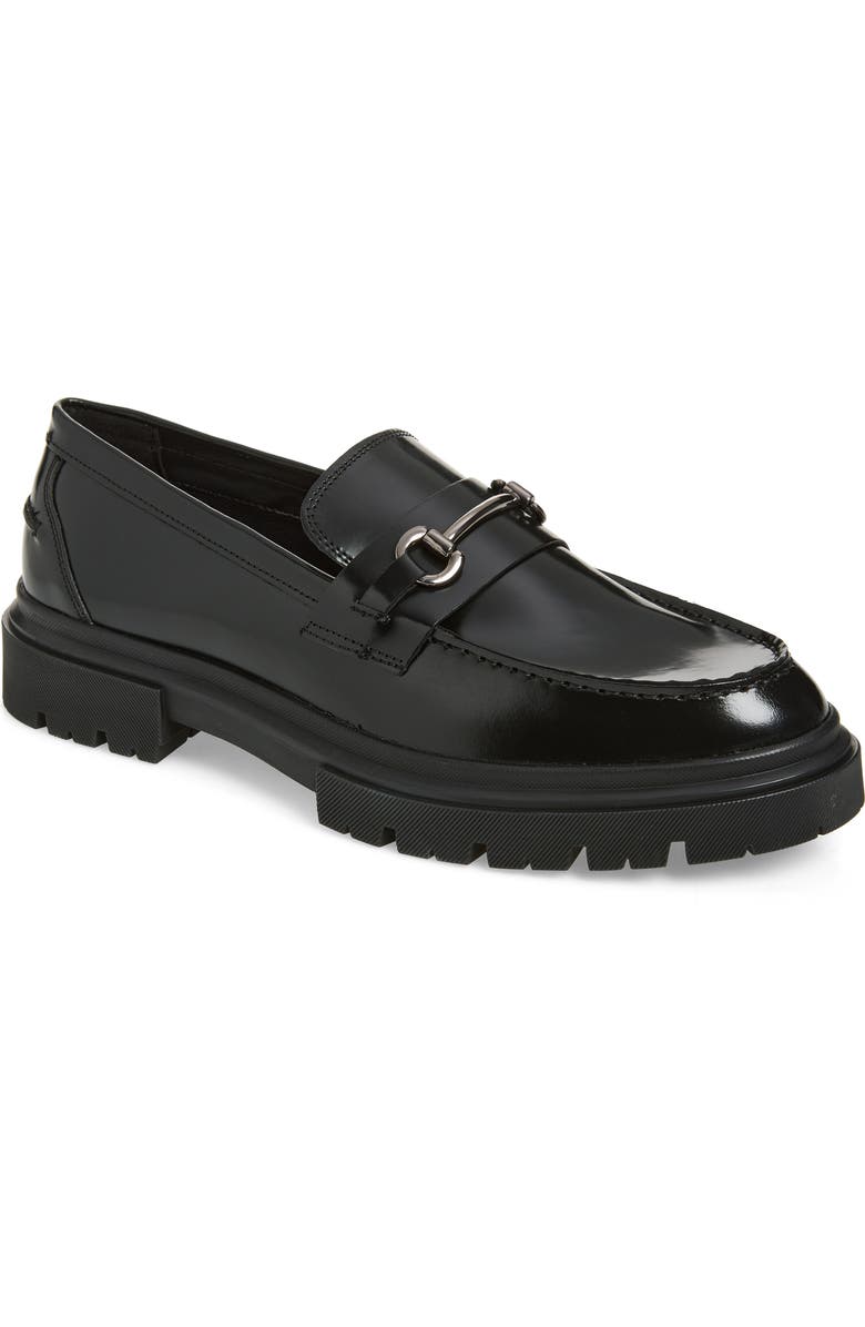 Steve Madden Zeus Bit Loafer, Main, color, Black Box