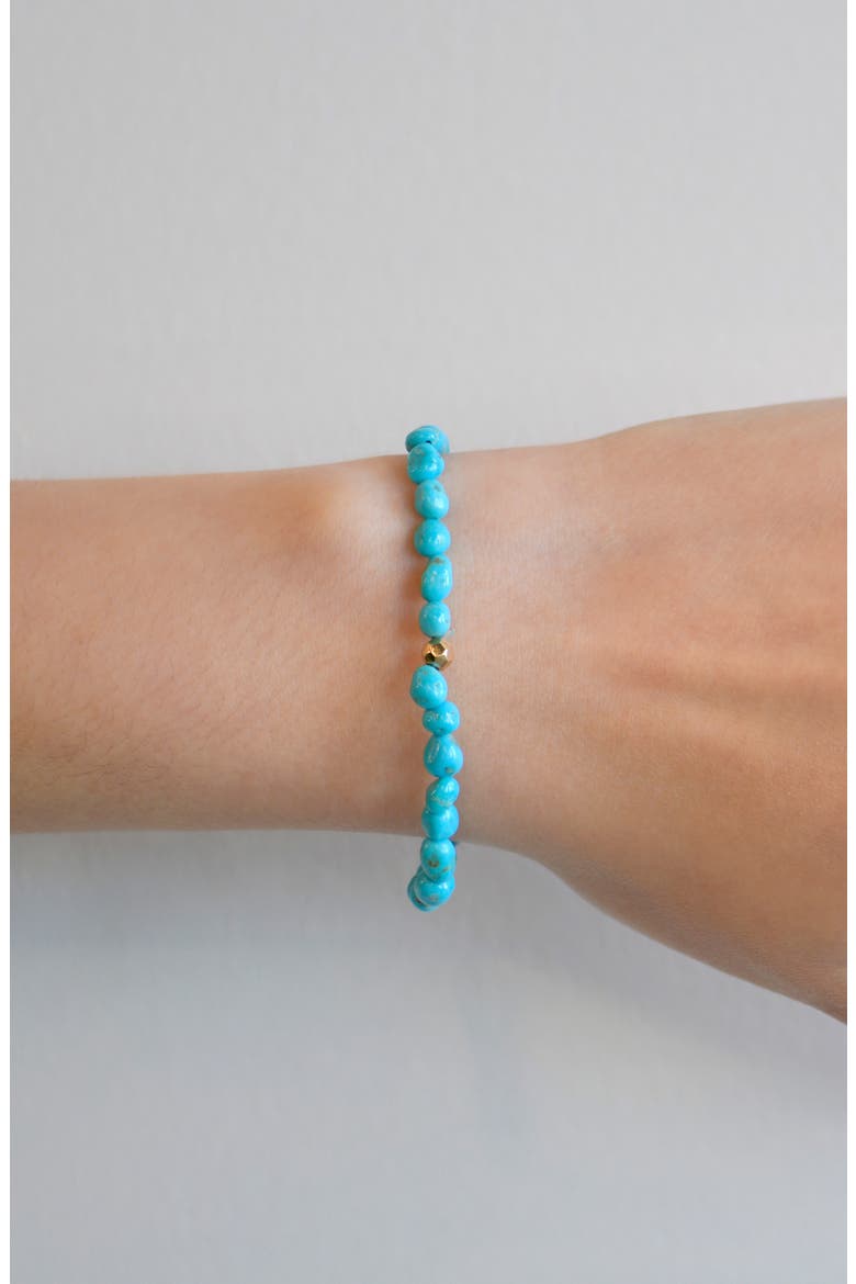 Boheme Turquoise Stretch Bracelet, Alternate, color, TURQUOISE/ AQUA