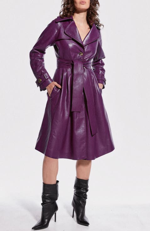 Darcy Recycled Leather Trench