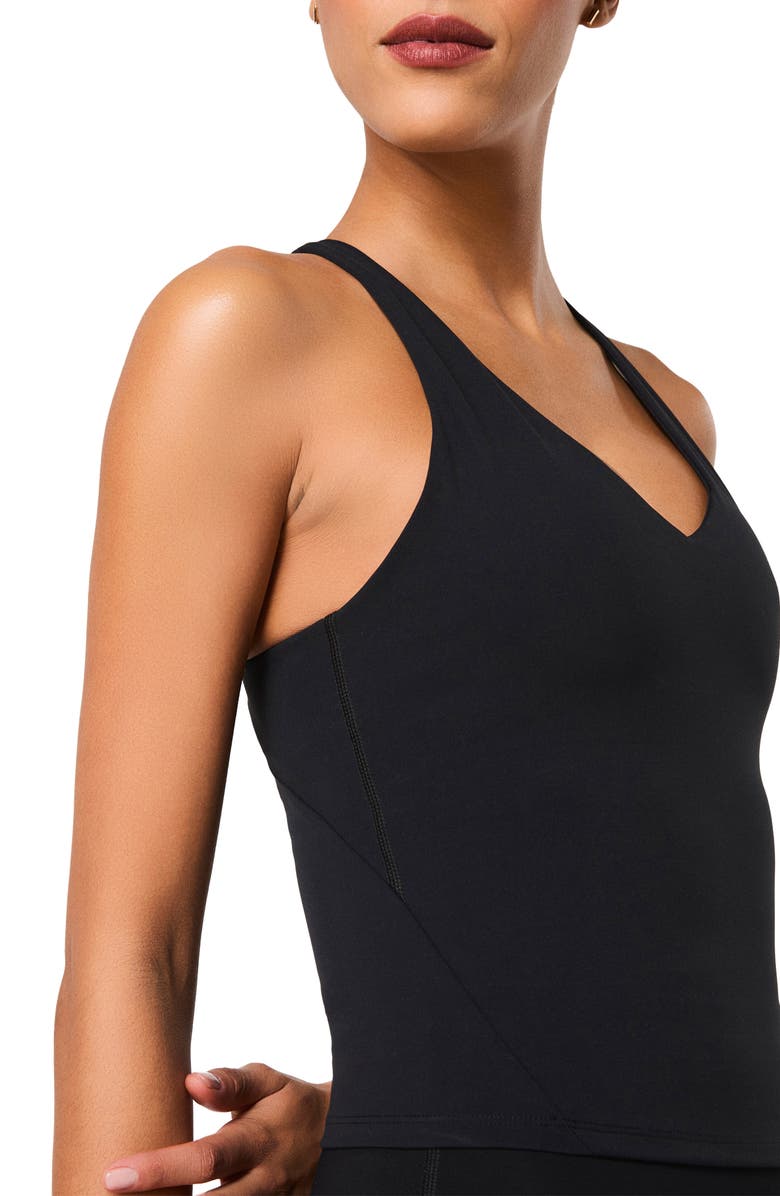 SPANX<sup>®</sup> Get Moving V-Neck Active Tank, Alternate, color, Very Black
