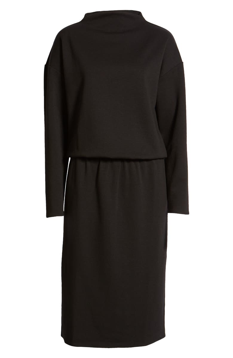 Nordstrom Long Sleeve Mock Neck Dress, Alternate, color,