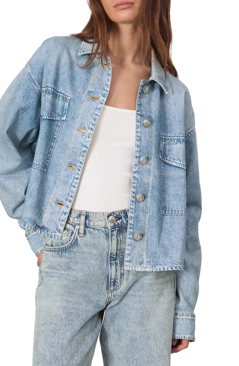rag & bone Miramar Jaiden Denim Shirt Jacket, Alternate, color, 