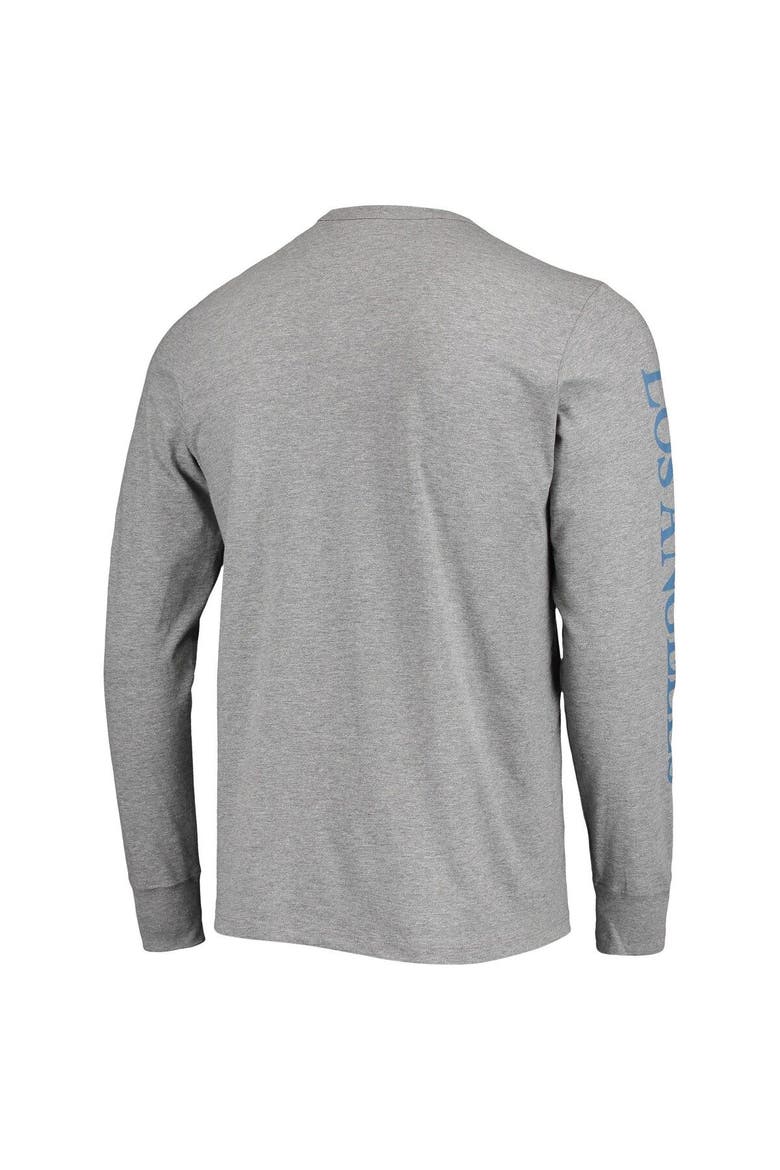 Men's '47 Gray Los Angeles Rams Franklin Long Sleeve T-Shirt, Alternate, color, Gray