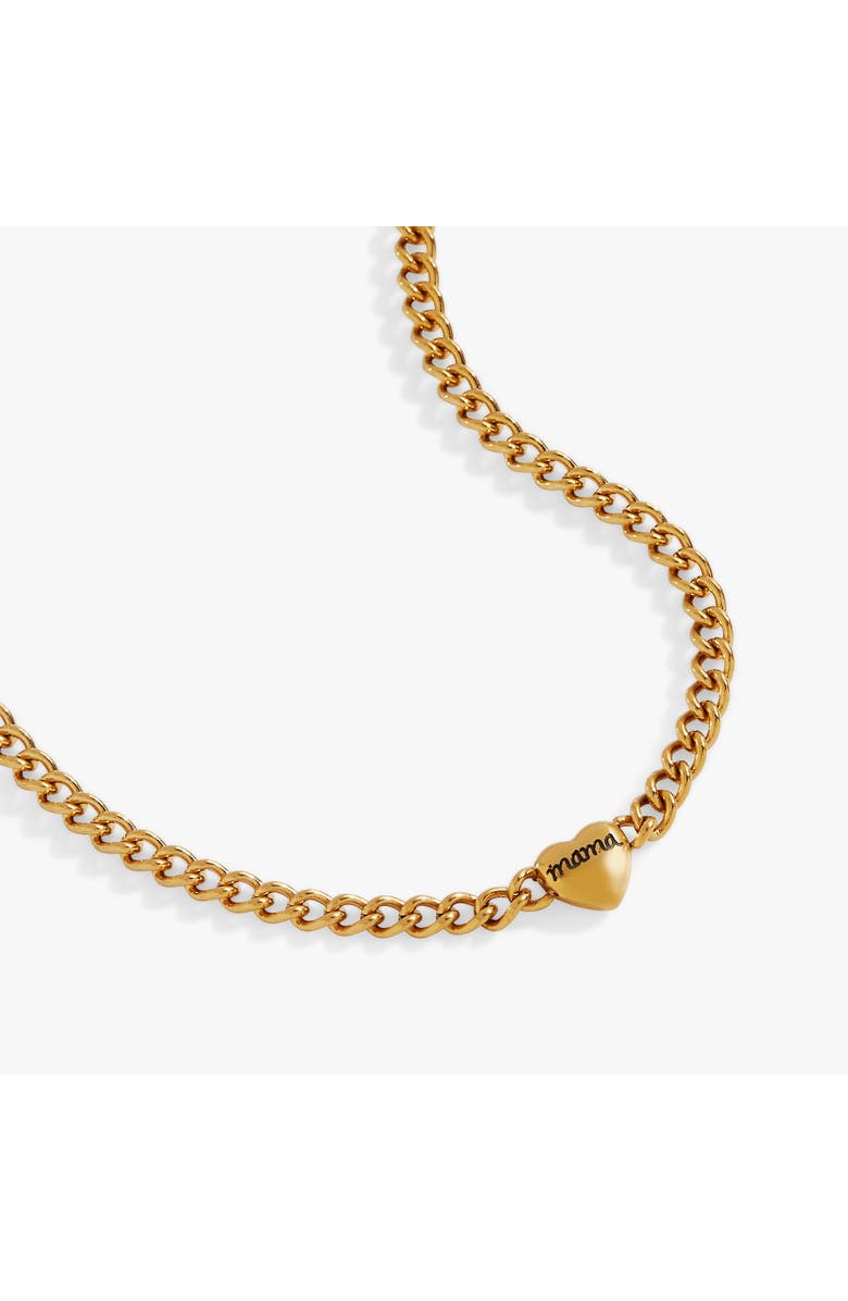 Alex and Ani Mama Curb Chain Necklace, Alternate, color, 