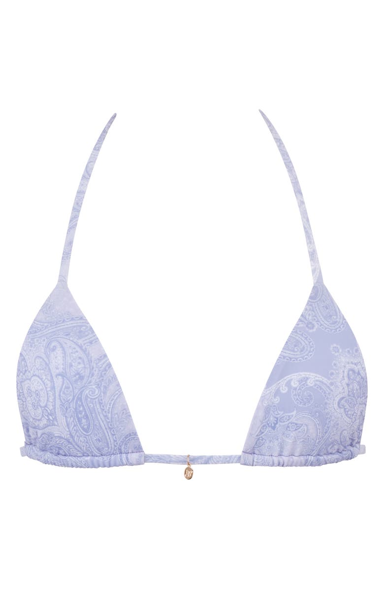 HOUSE OF CB Caribe Reversible Triangle Bikini Top, Alternate, color, 