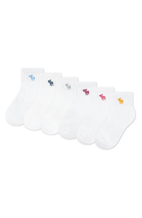 Kids' Assorted 6-Pack Ankle Socks (Big Kid)