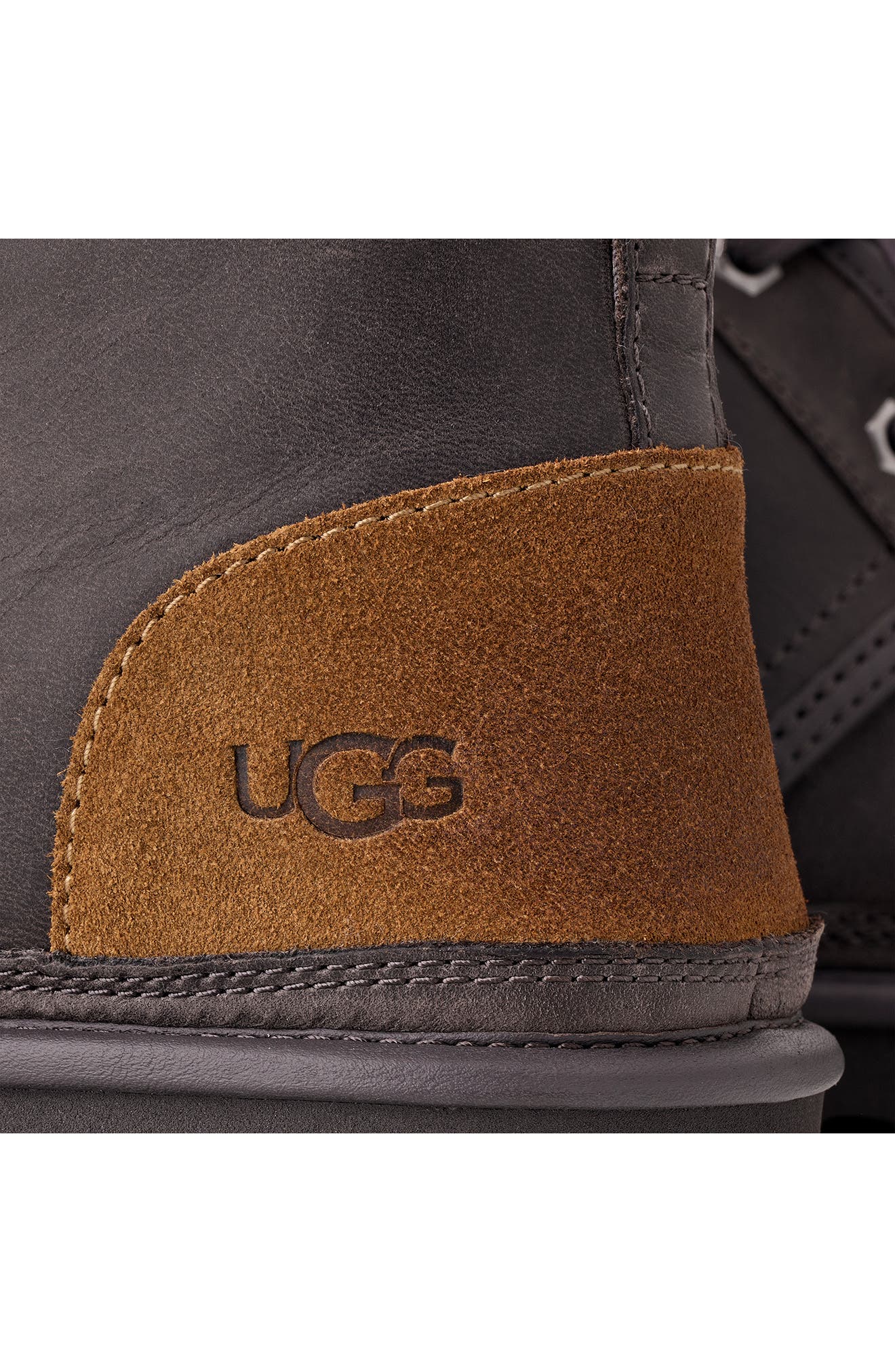 UGG<sup>®</sup> Neumel Era Chukka Boot, Alternate, color, Obsidian / Chestnut