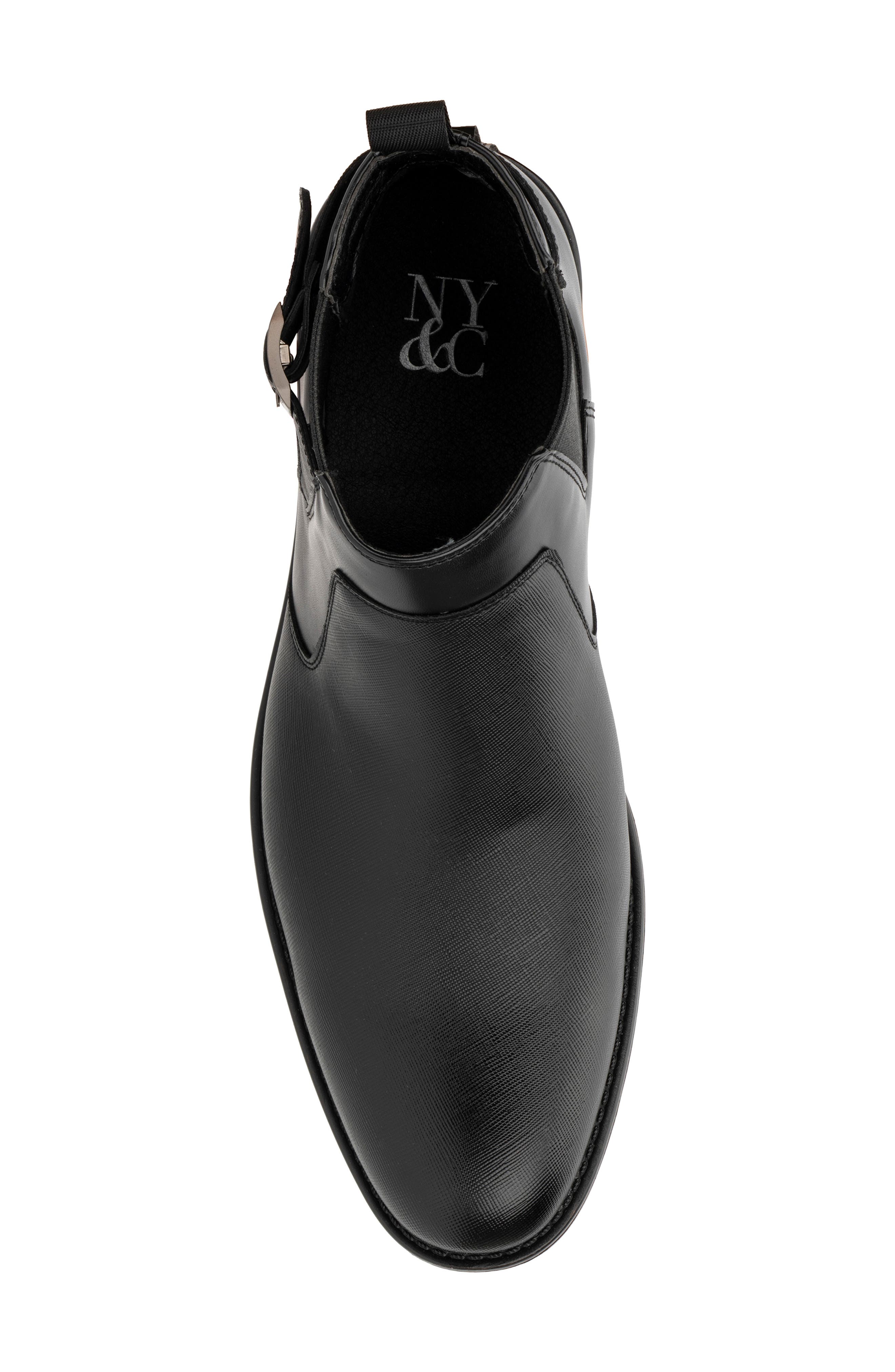 NEW YORK AND COMPANY Rhino Faux Leather Chelsea Boot, Alternate, color, 