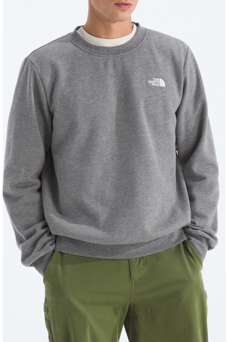 Evolution Crewneck Sweatshirt, Main, color, TNF MID GREY HEATHER