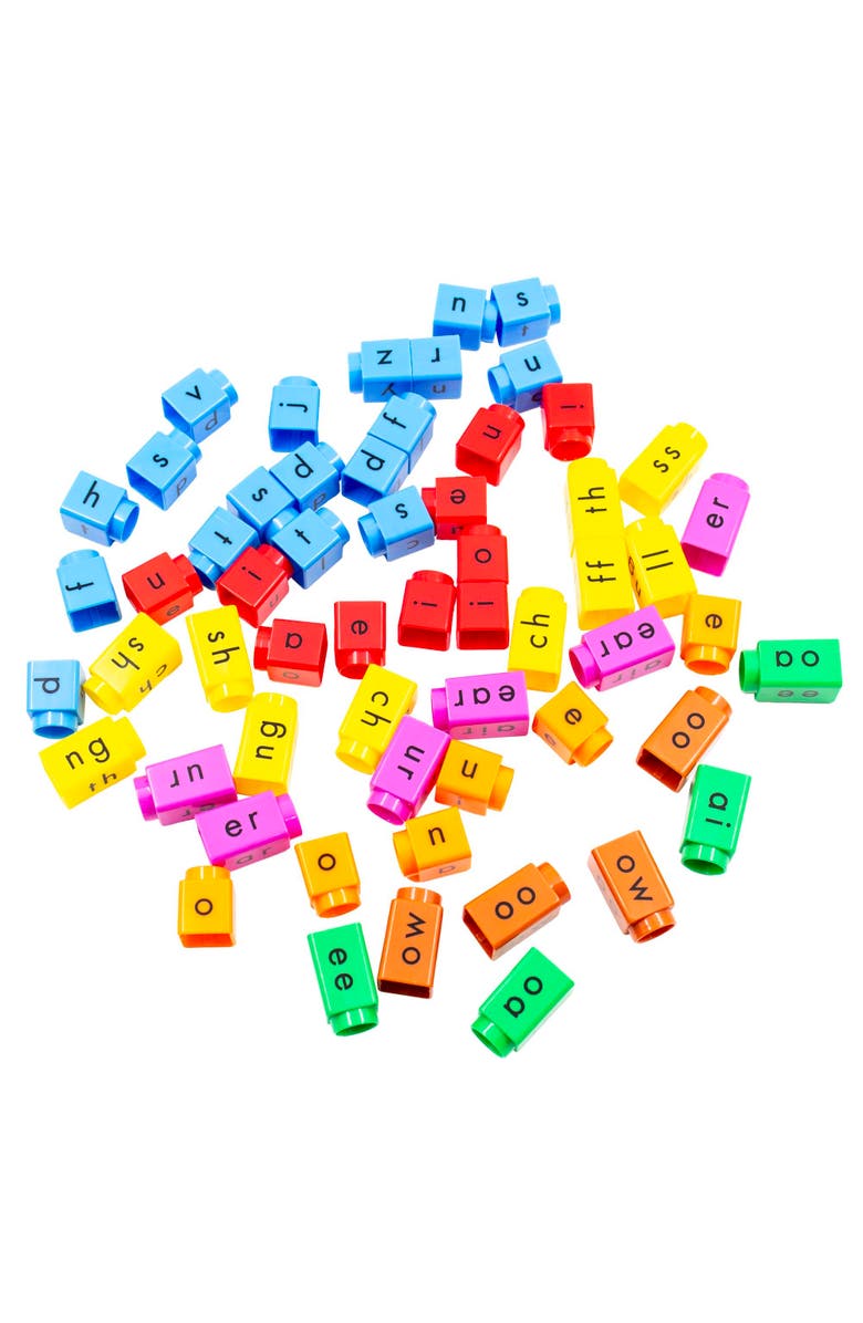 Junior Learning Rainbow Phonics Blox Set, Alternate, color, Multicolored