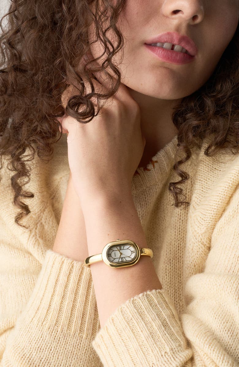 Fossil Sloan Bracelet Watch, 24mm x 36mm, Alternate, color, Gold