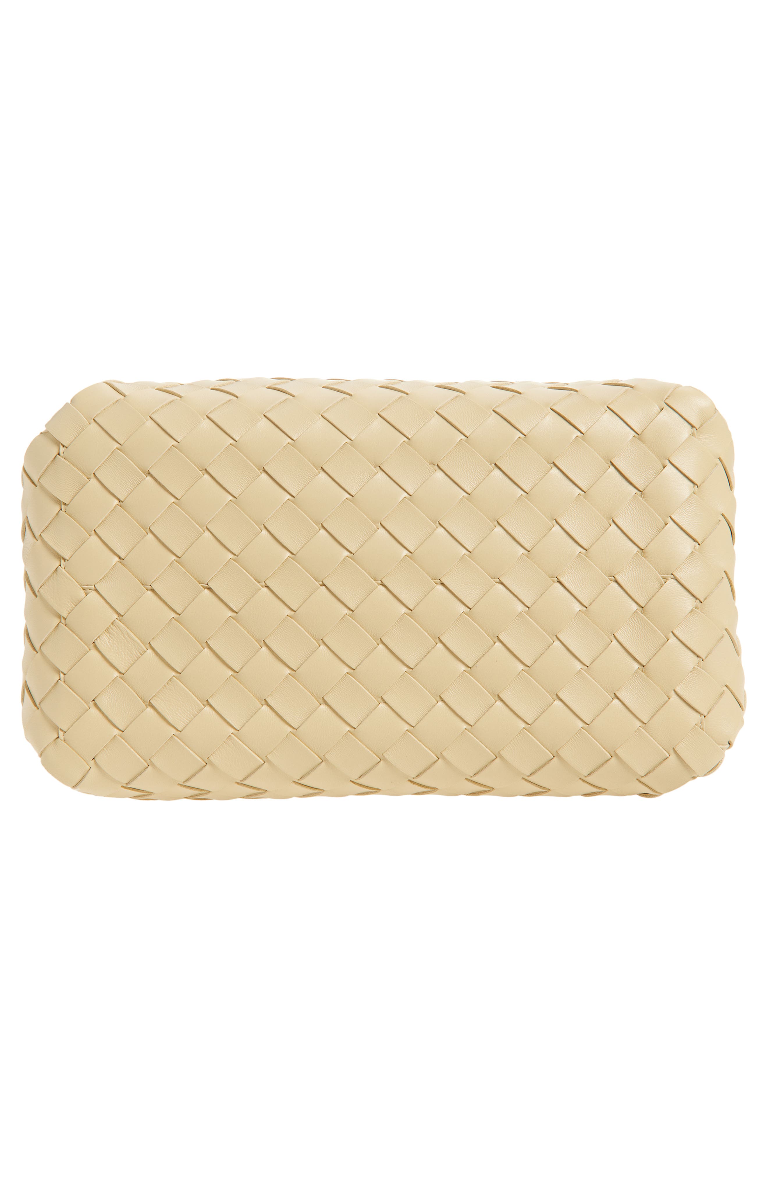 Bottega Veneta Small Parachute Intrecciato Leather Shoulder Bag, Alternate, color, 9712 Tufo-Muse Brass