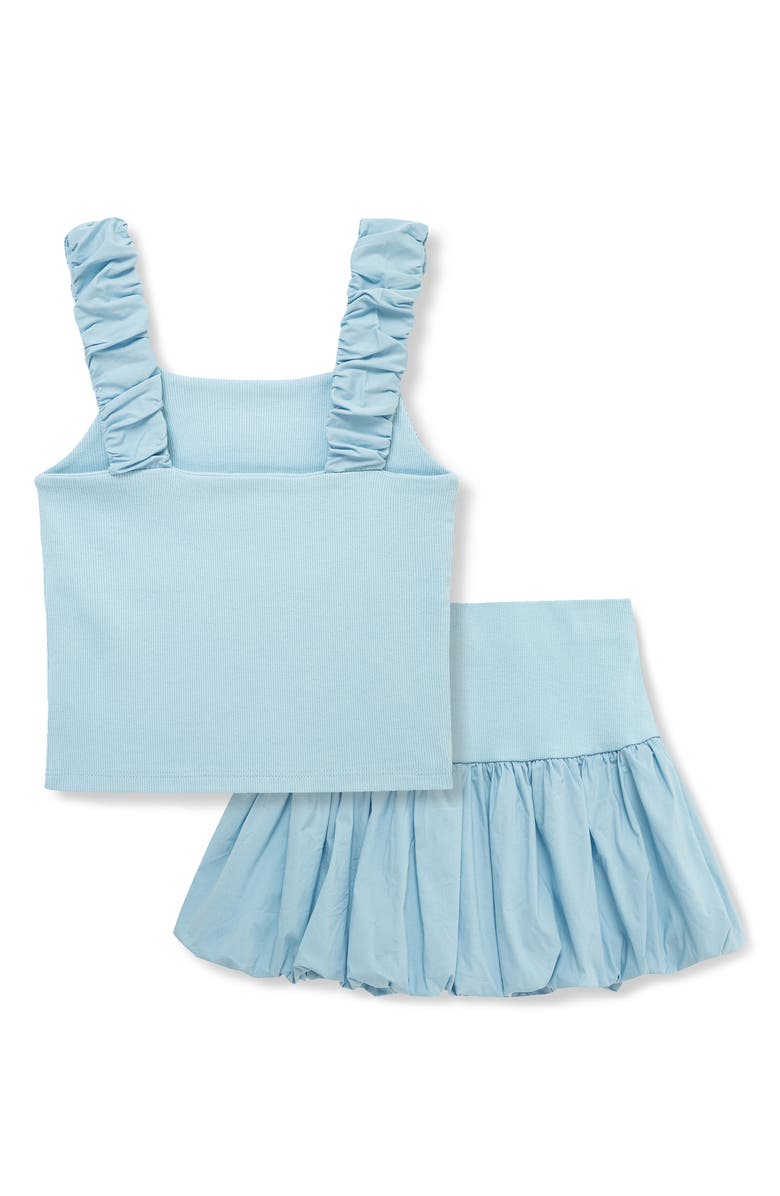 Habitual Kids Kids' Tank & Bubble Skirt Set, Alternate, color, Light Blue