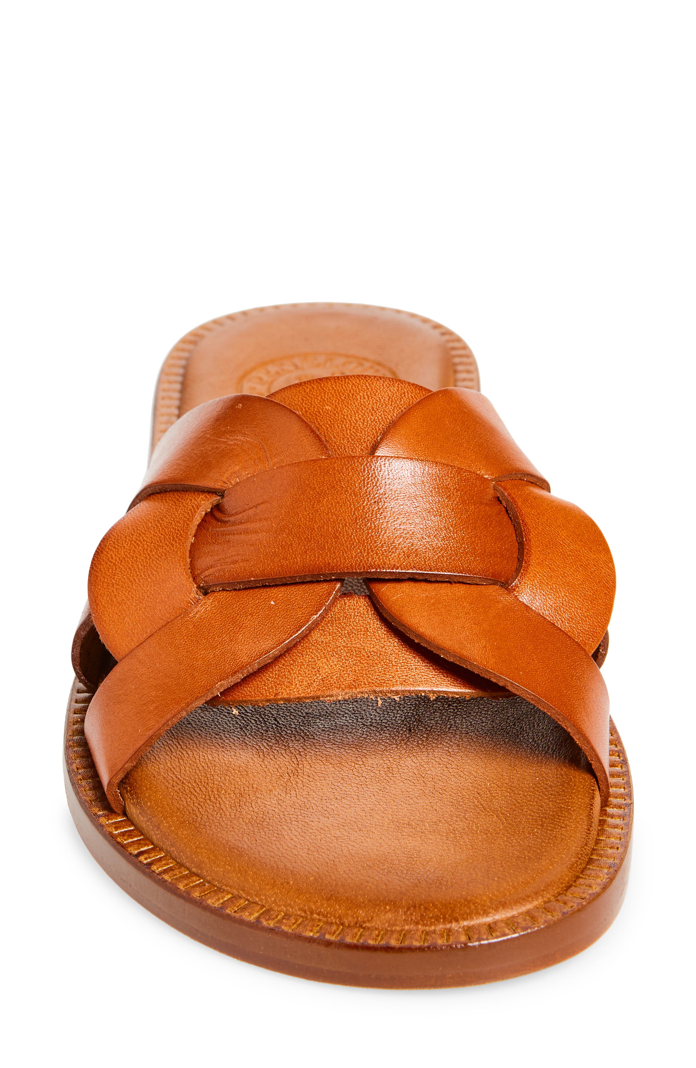 Penelope Chilvers Basque Slide Sandal, Alternate, color, Tan