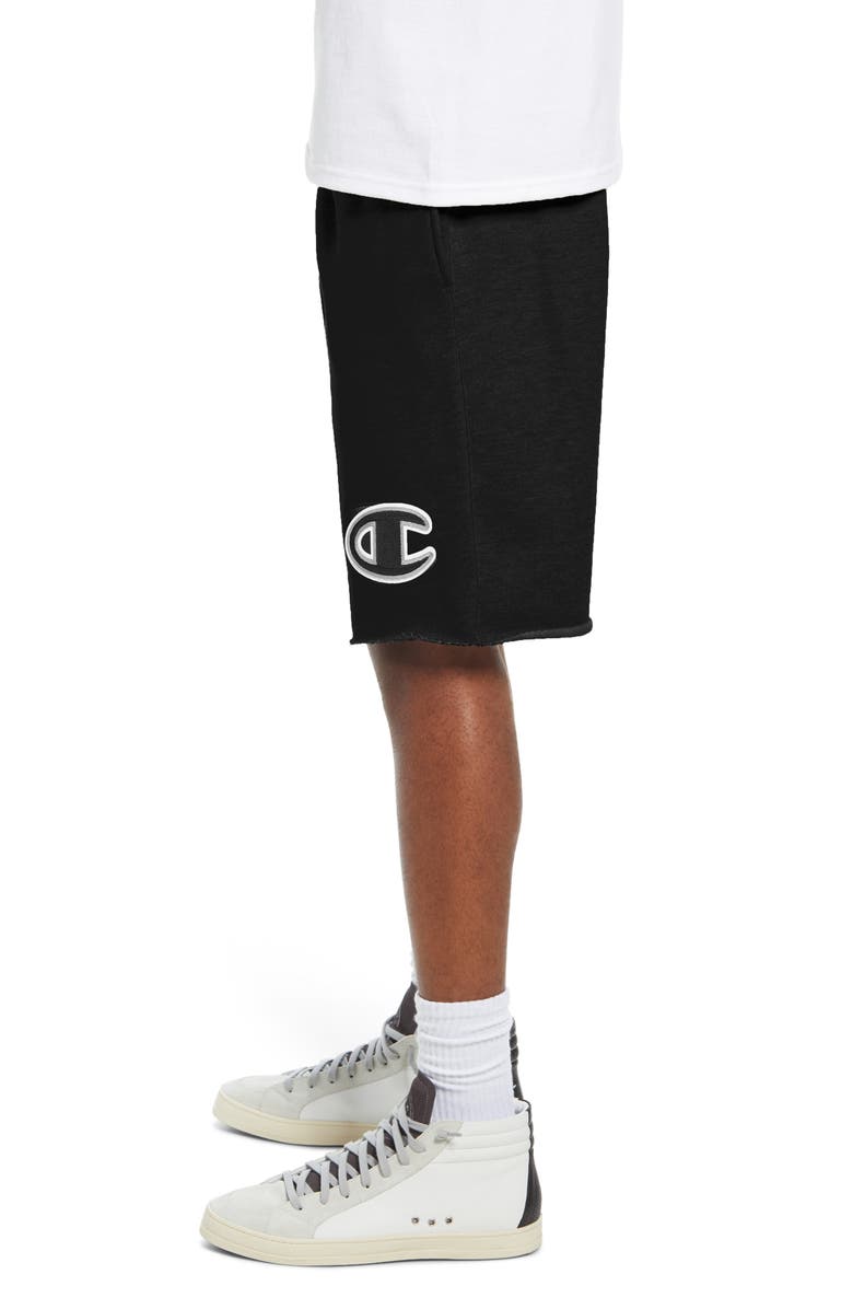 Champion Reverse Weave<sup>®</sup> Fleece Cutoff Shorts, Alternate, color,