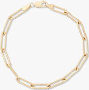 CUFFED BY NANO Chunky Paperclip 14k Gold Filled Bracelet