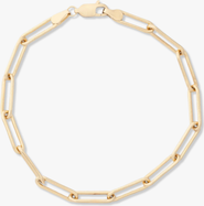 CUFFED BY NANO Chunky Paperclip 14k Gold Filled Bracelet