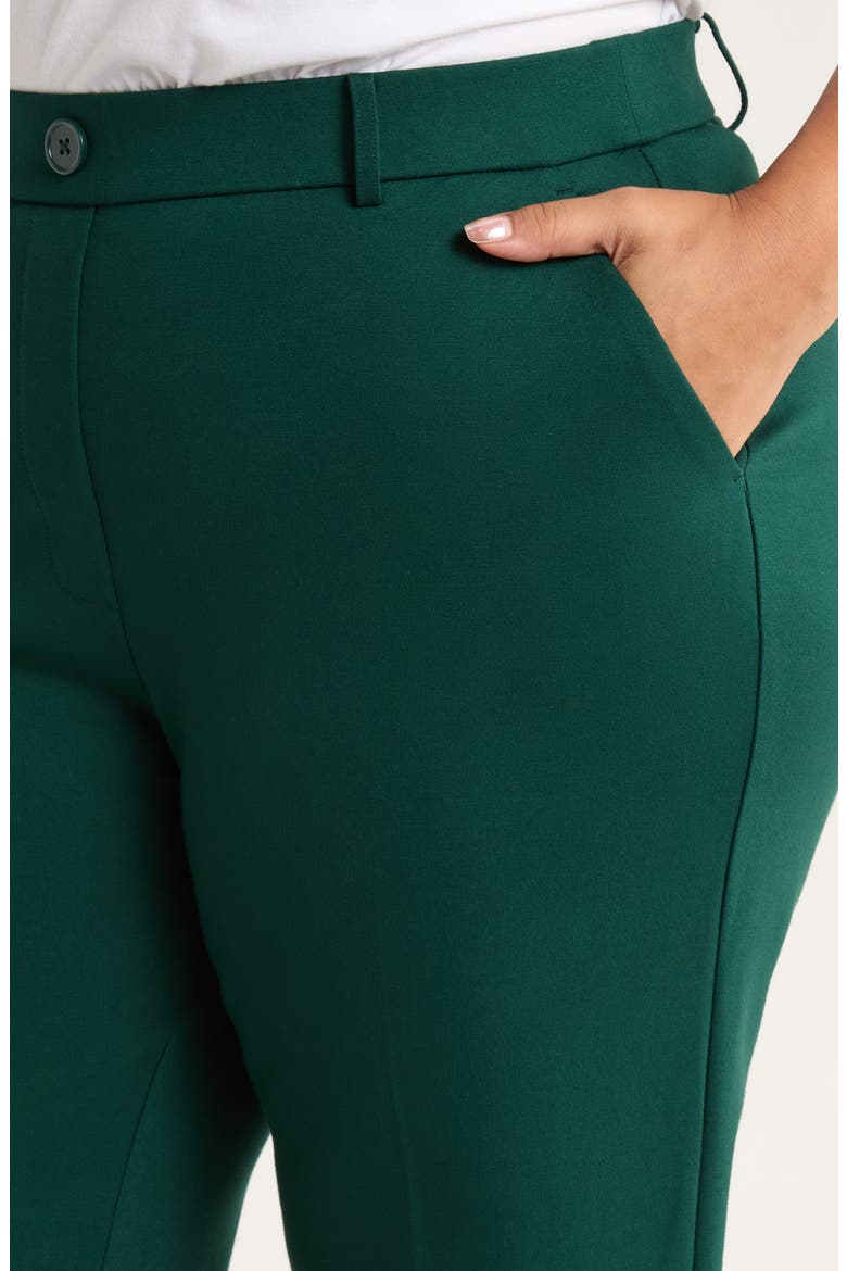 Pull-On Trouser Pants, Alternate, color, EVERGREEN