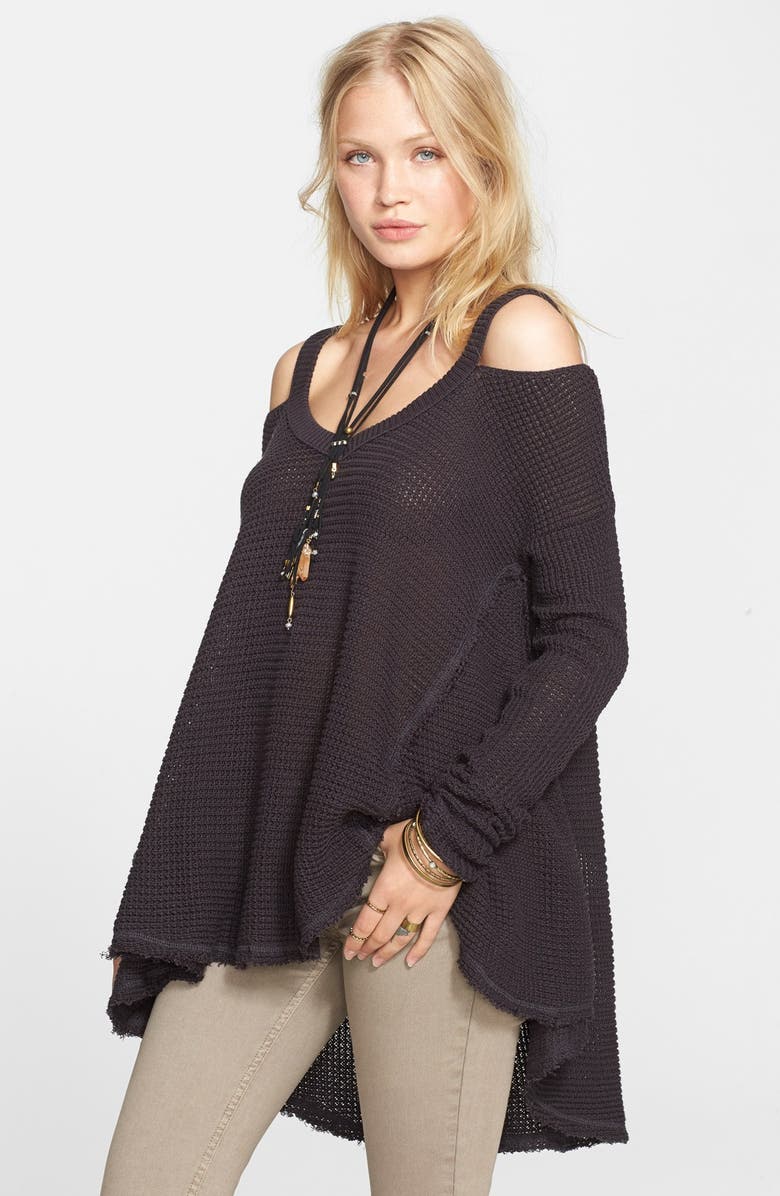 Free People 'Moonshine V' Cold Shoulder Sweater, Main, color, 
