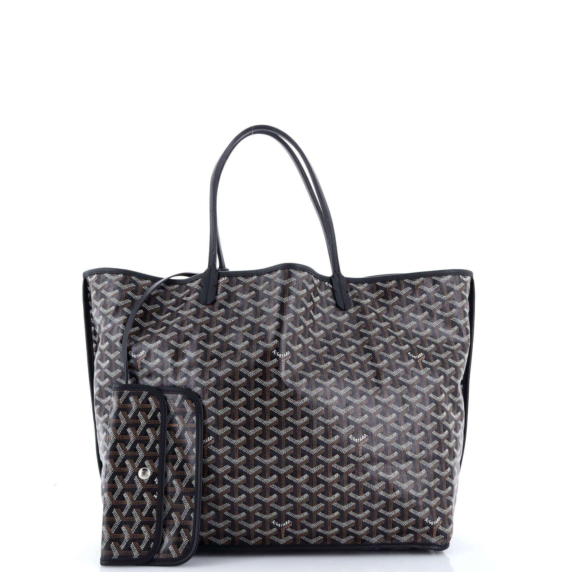 Pre-Owned Goyard Anjou Reversible Tote Coated Canvas GM, Alternate, color, 