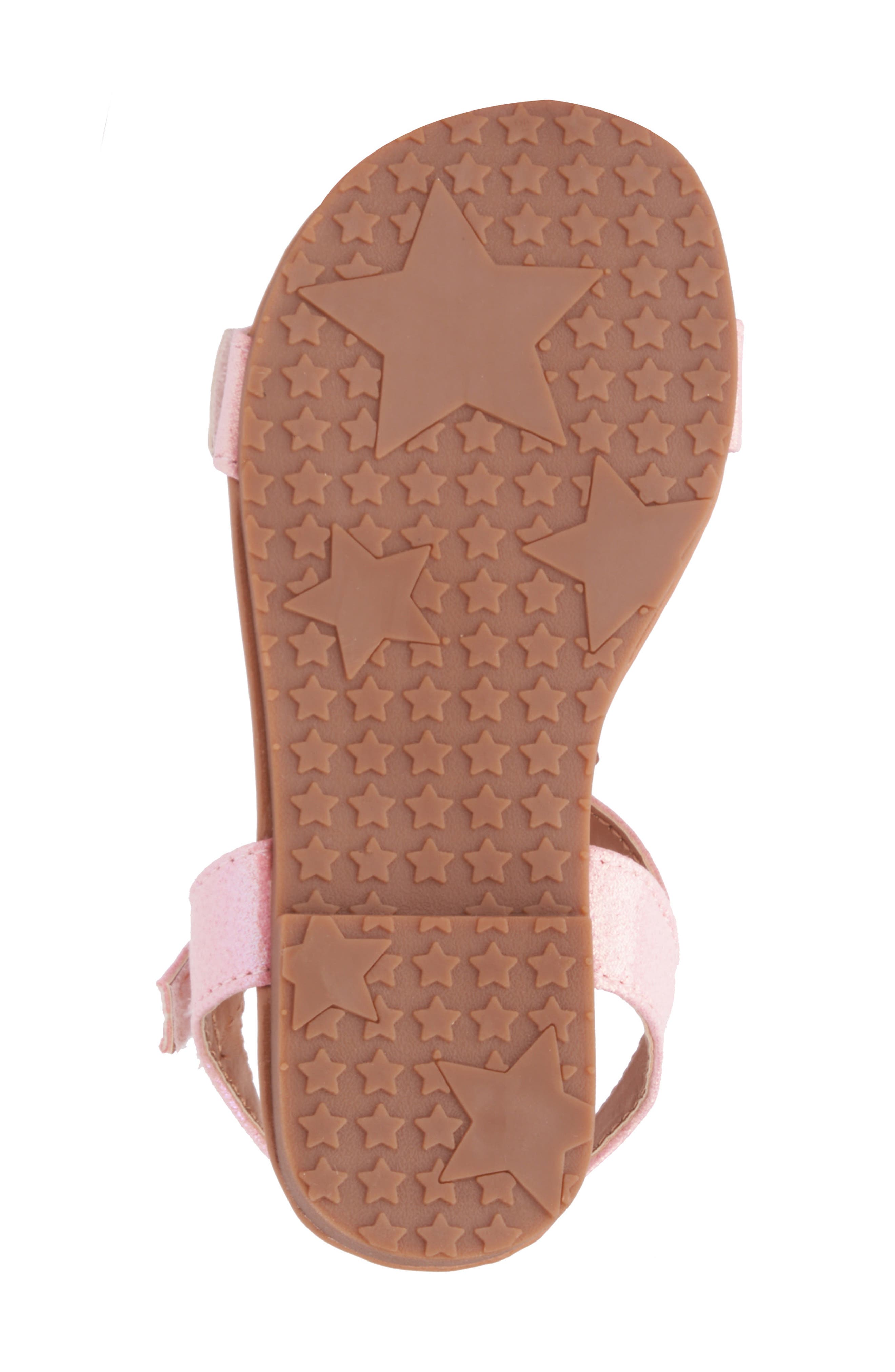 OLIVIA MILLER Kids' Butterfly Ankle Strap Sandal, Alternate, color, 
