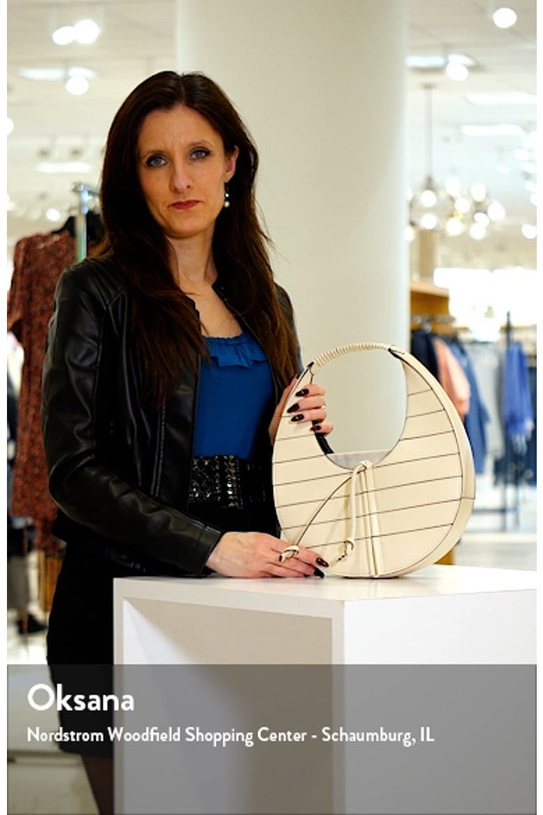 Slatted Moon Leather Bag video