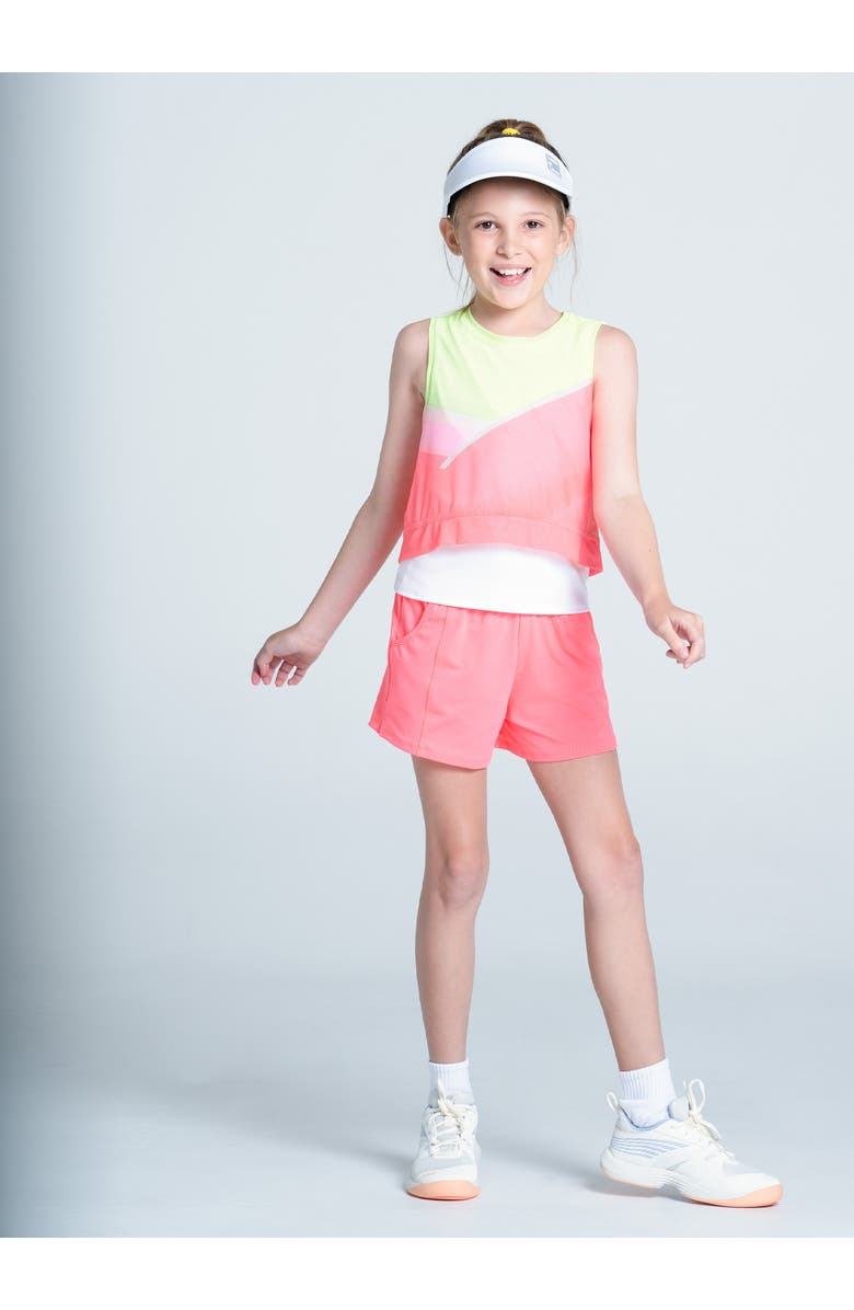 Lucky in Love Spin Around Tank, Alternate, color, Flamingo