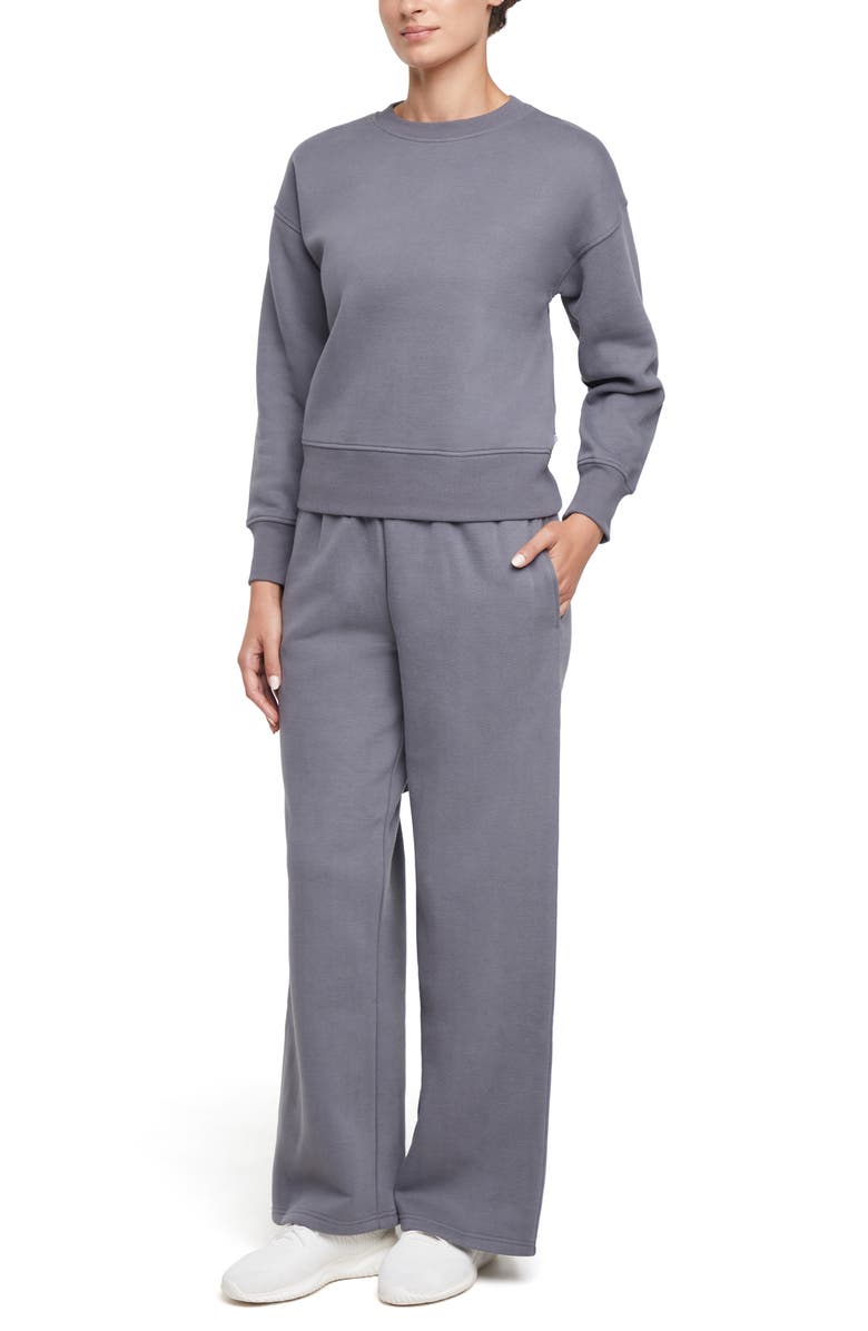 BALANCE COLLECTION Wren Fleece Sweatshirt & Pants Set, Alternate, color, Poppy Seed
