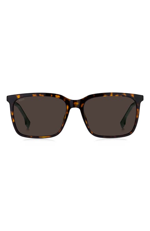 57mm Rectangular Sunglasses