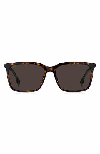 BOSS 57mm Rectangular Sunglasses